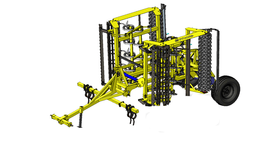 КАТОК-КУЛЬТИВАТОР КОМПАКТОР ГІДРОФІКОВАНИЙ CAT-CC4