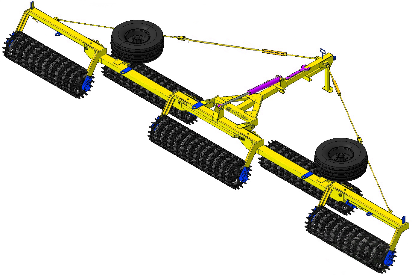 КАТОК ЗУБЧАТО-ШПОРОВИЙ ГІДРОФІКОВАНИЙ CAT-ZH-9-2G
