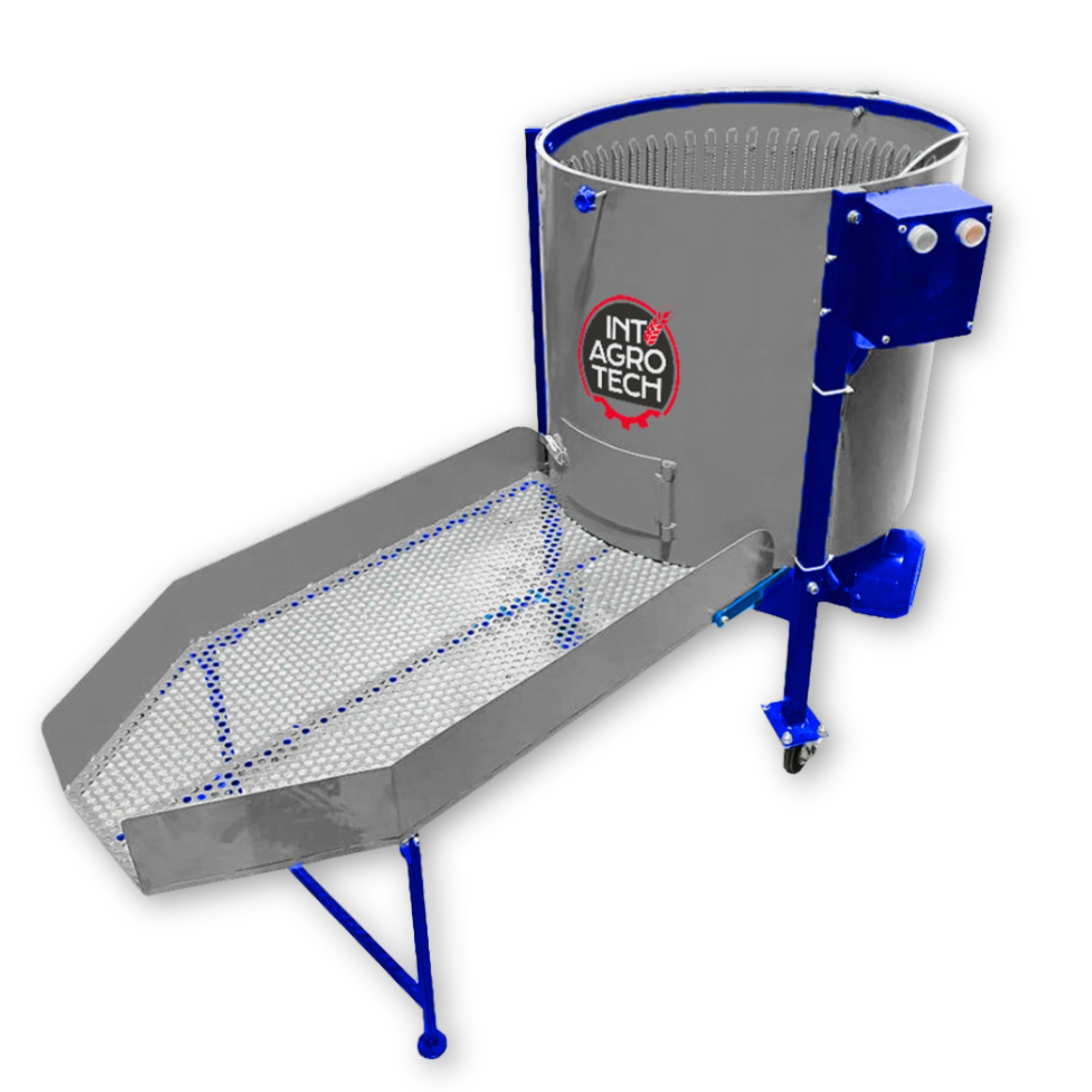 Очищувач волоського горіха від зеленої шкірки (300 кг/год) зі столом та регулюванням швидкості