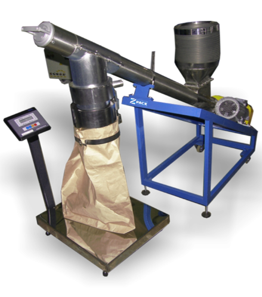 Змішувач із шнековим дозатором у мішок, пакет